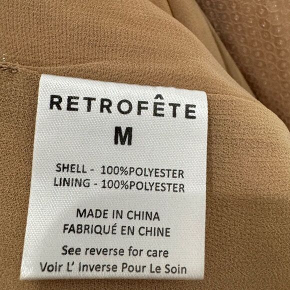 NWT RETROFÊTE EMBER Sequin Strapless Maxi Dress in Latte - Picture 11 of 12